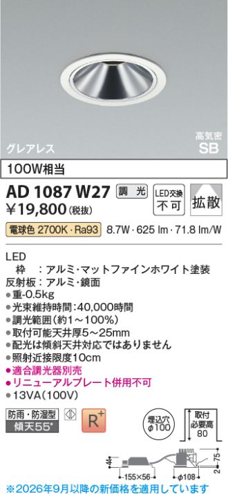 AD1087W27