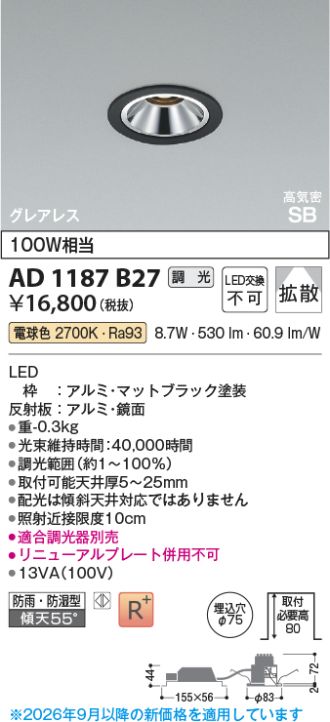 AD1187B27