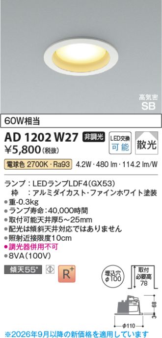 KAD1202W27