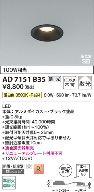 AD7151B35