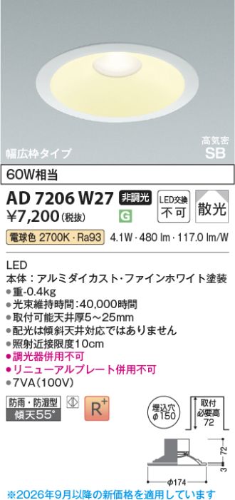 AD7206W27