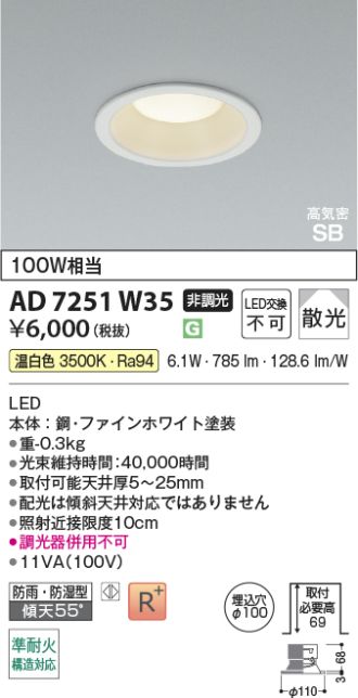 AD7251W35