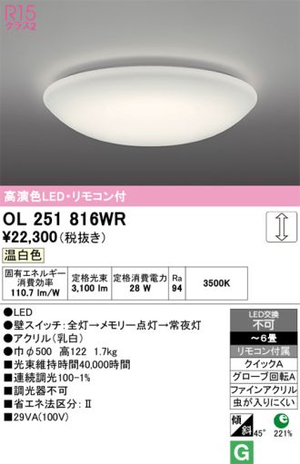 OL251816WR