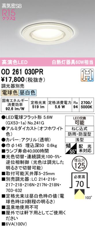 OD261030PR