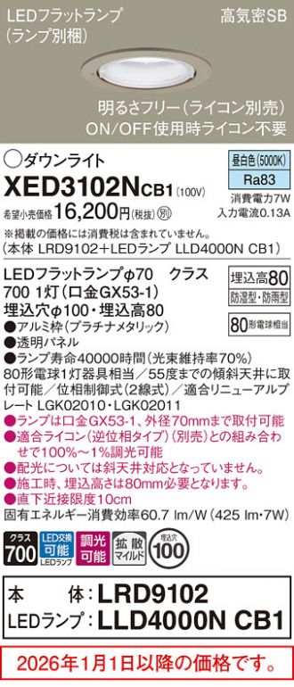 XED3102NCB1