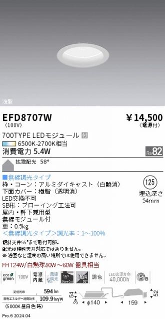 EFD8707W