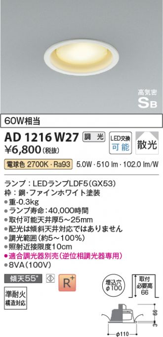 AD1216W27