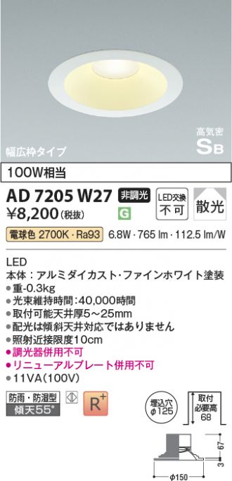 AD7205W27