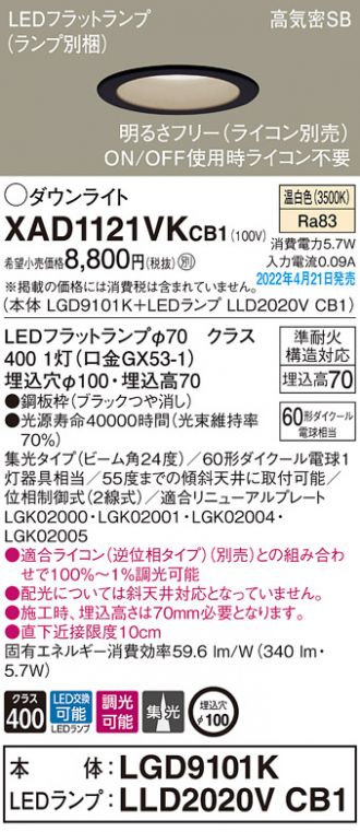 市場 パナソニック ダウンライト ランプ別売GX53